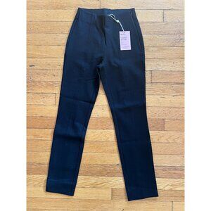 NWT Quince Ultra-Stretch Ponte Pintuck Ankle Pants, Size XS